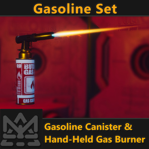 Gasoline Set for VRChat [パーティクルFX, Avatar, Prop]