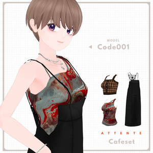 【VRoid】attente.Cafeset　Women's Summer Clothing 2023SS