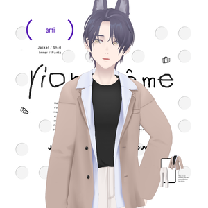 【VRoid】violet même”ami”　Men's Winter Clothing 2024AW