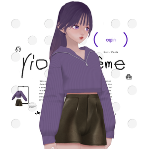 【VRoid】violet même”copin”　Women's Winter Clothing 2024AW