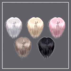 【6 avatars】 Pastel hair - BubbleBunny - BOOTH