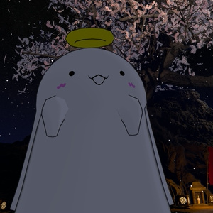 [オリジナル3Dモデル] ふわふわ幽霊のふわりぃ [VRChat想定] 缩略图 2