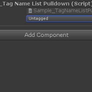 ［UnityEditor拡張］TagNameListPulldown