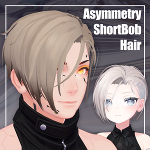 アシンメトリーショートボブ/AsymmetryShortBobHair #Crowatu_Shop