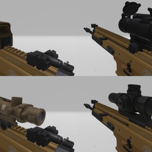 カスタマイズ可能なSCARライフルギミック | Customizable SCAR Rifle Gimmick 缩略图 4
