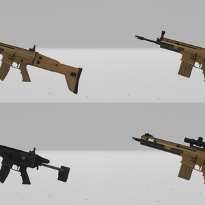 カスタマイズ可能なSCARライフルギミック | Customizable SCAR Rifle Gimmick 缩略图 3