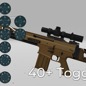 カスタマイズ可能なSCARライフルギミック | Customizable SCAR Rifle Gimmick 缩略图 2