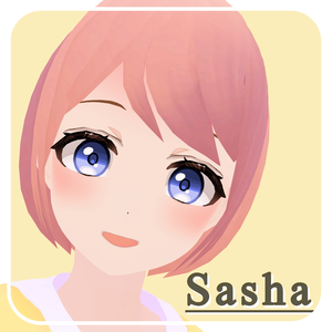 オリジナル3Dモデル「Sasha」- VRChat PC/Quest対応