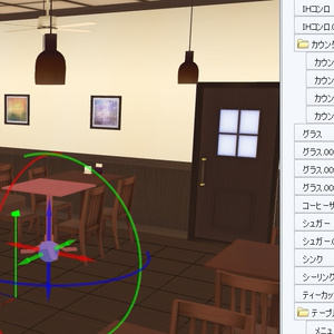 カフェ（喫茶店） 3Dモデル 缩略图 5