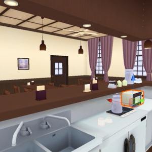 カフェ（喫茶店） 3Dモデル 缩略图 3
