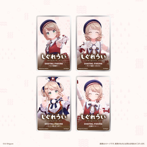 78.しぐれういステッカー＆マグネット＆ポストカード9点セット　アクリルスタンド しぐれういステッカー＆マグネット＆ポストカード9点セット
