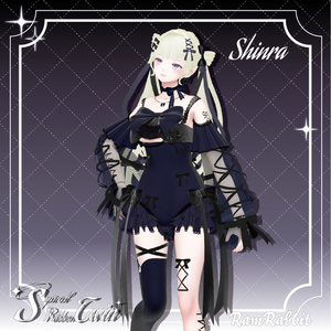 【14アバター対応】Spiral Ribbon Twin【VRChat】 缩略图 9
