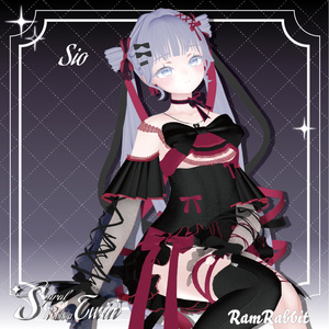 【14アバター対応】Spiral Ribbon Twin【VRChat】 缩略图 5