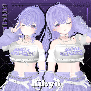 【26アバター対応】CloudyHair【VRChat】 缩略图 13