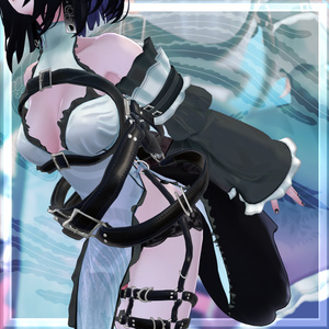 VRChat向け衣装モデル_サイバーチャイナ_cyber_China Lasyusha〈ラシューシャ〉対応差分 缩略图 9