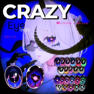 【2 Avatars】♡_CRAZY Eye Textures_♡