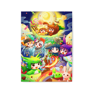 よるのかんづめイラストキャンバス