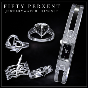 【10Avater対応】JEWELRYWATCH＆RINGSET