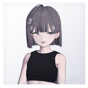 ✂️Bob hair With X-Pin  -  VRChat Hair / VRChat ヘア