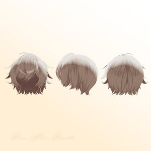 💛 Rom Hair   ㅡ 【 VRChat Hair / 3Dヘア 】 缩略图 13