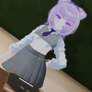 🐶 2A Hair 🐱 with けもみみ(ワンちゃん,ねこ) ヘアバンドㅡ 【 VRChat Hair 】 缩略图 9