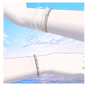 🌊Pastel check Monokini🌊  - 【 VRC Clothes 】 缩略图 12