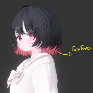 💞 bob hair new (No.2) ㅡ 【 VRChat Hair / 3Dヘアモデル】 缩略图 11