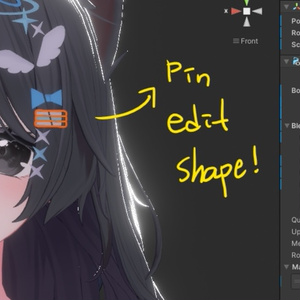 🎇エンジェル&デビル ヘアピン セット【 VRChat アクセサリー/ VRChat Accessories 】 缩略图 4