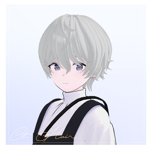 ✨ CT Hair (C Hair Remake) & Halo【 VRChat Hair / 3Dヘアモデル】 缩略图 3