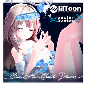 🌹親愛なる彼女に甘い夢を / Dear her sweet dreams -【 VRChat 衣装 / VRChat Clothes 】