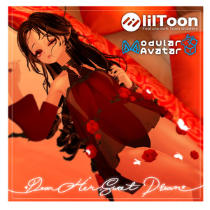 🌹親愛なる彼女に甘い夢を / Dear her sweet dreams -【 VRChat 衣装 / VRChat Clothes 】 缩略图 3