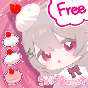  無料 🍓 𝑺𝒐𝒇𝒕 𝑺𝒘𝒆𝒆𝒕𝒔 🧁 ㅡ 【 VRChat アクセサリー/ VRChat Accessories 】