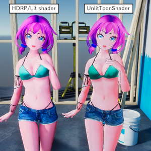UnlitToonShader (HDRP/URP対応トゥーンシェーダー)