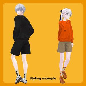 【FREE】［VRC Socks］Socks01（男女８アバター対応 / MA設定済み） 缩略图 3