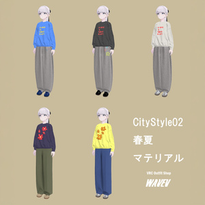 【VRC Outfit】CityStyle02［男女８アバター対応 / MA設定済み］ 缩略图 20