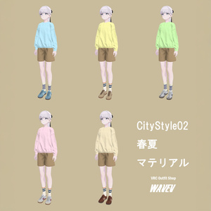 【VRC Outfit】CityStyle02［男女８アバター対応 / MA設定済み］ 缩略图 19
