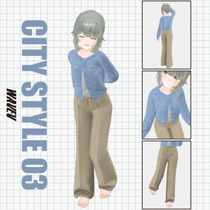 【VRC Outfit】CityStyle03［３アバター対応 / MA設定済み］ 缩略图 6