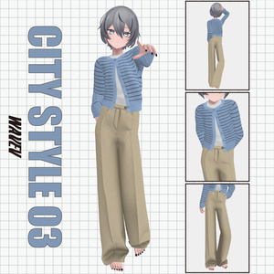 【VRC Outfit】CityStyle03［男女５アバター対応 / MA設定済み］ 缩略图 10