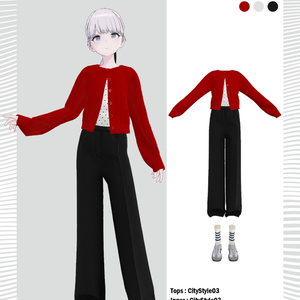 【VRC Outfit】CityStyle03［３アバター対応 / MA設定済み］ 缩略图 11