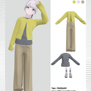 【VRC Outfit】CityStyle03［３アバター対応 / MA設定済み］ 缩略图 14