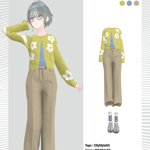 【VRC Outfit】CityStyle03［３アバター対応 / MA設定済み］ 缩略图 13