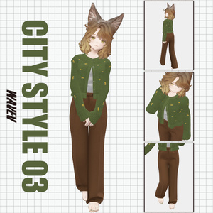 【VRC Outfit】CityStyle03［３アバター対応 / MA設定済み］ 缩略图 4