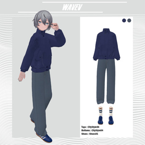 【VRC Outfit】CityStyle04［男女７アバター対応 / MA設定済み］ 缩略图 5