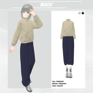 【VRC Outfit】CityStyle04［男女７アバター対応 / MA設定済み］ 缩略图 6