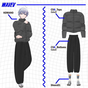 【VRC Outfit】CS6_Bottoms［男女８アバター対応 / MA設定済み］ 缩略图 9