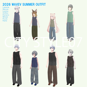 【VRC Outfit】CityStyle07［男女８アバター対応 / MA設定済み］ 缩略图 3