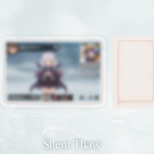 【静寂の雪解け】ASMR/雑談配信向け 配信画面オーバーレイセット - Light/Dark/Rose Quartz 3色展開