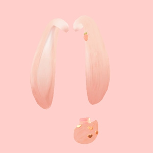 bunny pudding ear