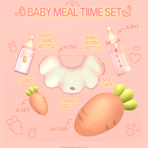 baby meal time set