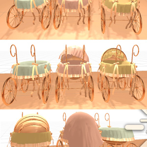 赤ちゃん ゆりかご baby cradle,bed/vrchat 缩略图 6